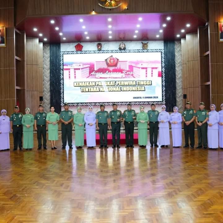 Panglima TNI Terima Laporan Korps Kenaikan Pangkat 66 Perwira Tinggi TNI