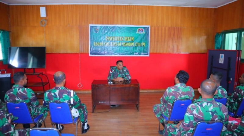 KODIM 1714/PJ LAKSANAKAN PENYULUHAN HUKUM