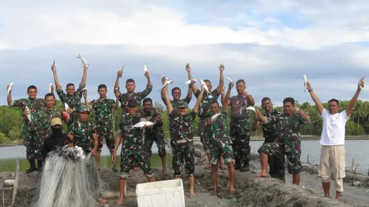 Panen Ikan Bandeng, Bukti Nyata Dukung Ketahanan Pangan