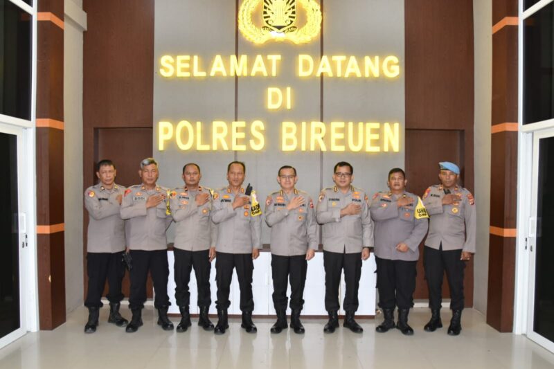 Tim Dari Itwasum Mabes Polri Gelar Monev di Polres Bireuen