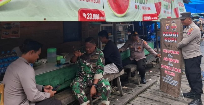 Gelar Jumat Curhat, Polsek Kahayan Kuala dengarkan Keluhan dan Harapan Masyarakat Desa Bahaur hilir Kec.Kahayan Kuala