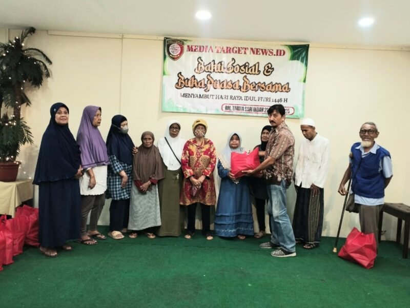 TargetNews.ID Adakan Bakti Sosial, dan Buka Puasa Bersama