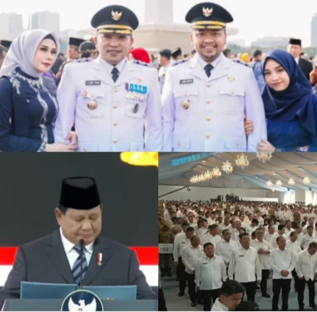 Presiden Prabowo Resmi Melantik H. Slamet Junaidi dan Ra Mahfud sebagai Bupati dan Wakil Bupati Sampang Periode 2025-2030