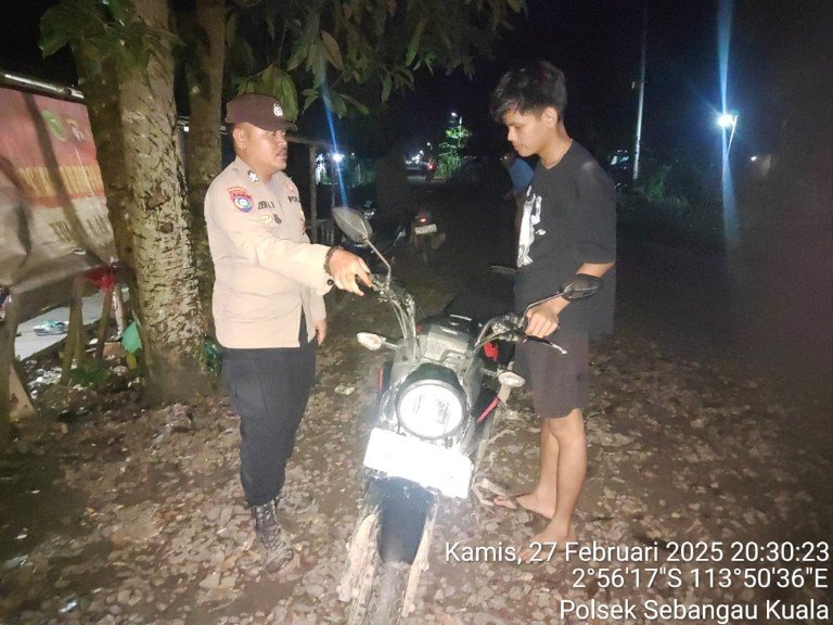 Giat KRYD Guna Cipkonb Aman dan Kondusif Polsek Sebangau Kuala