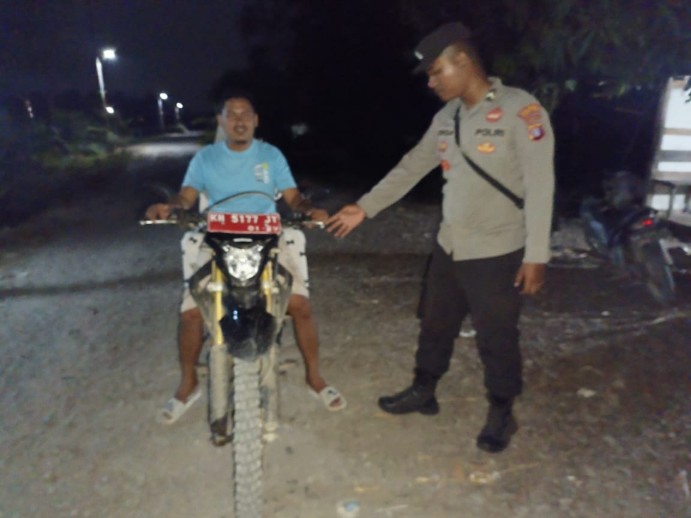 Polsek Sebangau Kuala Gencarkan Giat KRYD di Wilayah Polsek Sebangau Kuala