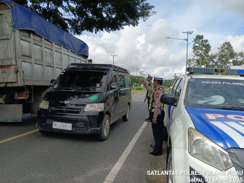 Patroli Satlantas Polres Pulang Pisau Giat Patroli Wilayah Pantau Lokasi Rawan Laka Lantas