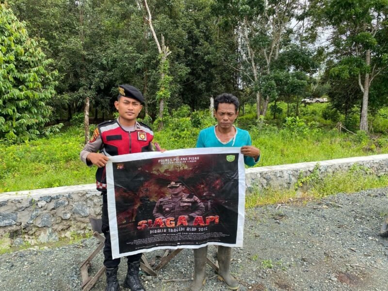 Maklumat Kapolda Kalteng di tempelkan di tempat umum supaya bisa di baca Masyarakat