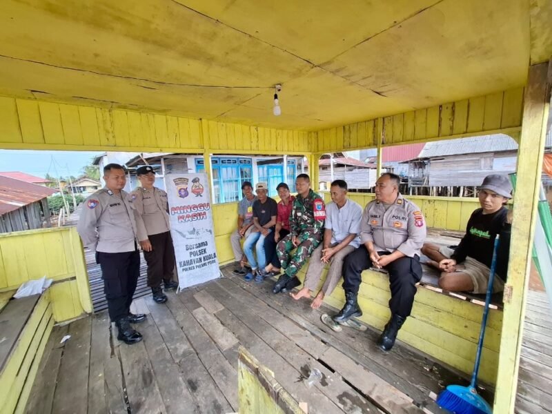 Gelar Minggu Kasih, Polsek Kahayan Kuala dengarkan Keluhan dan Harapan Masyarakat
