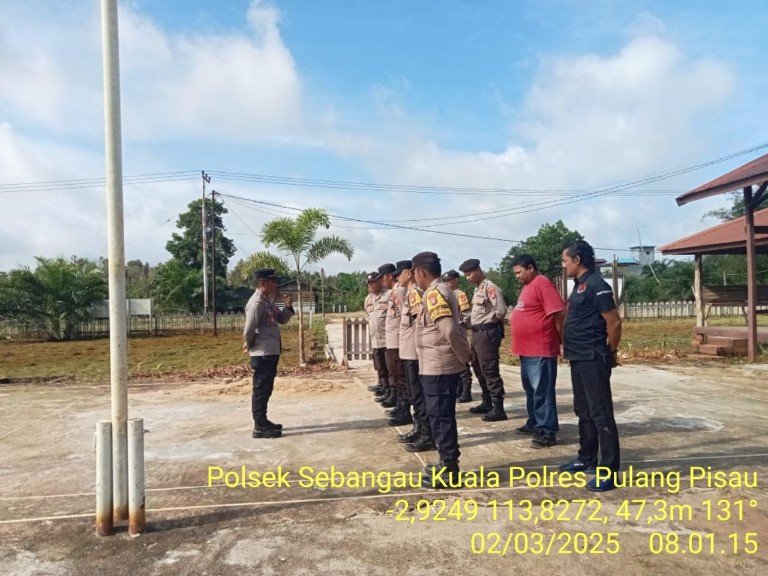 Melaksanakan kegiatan Apel & Penyampaian arahan dari Pimpinan kepada Anggota terkait tugas di lapangan
