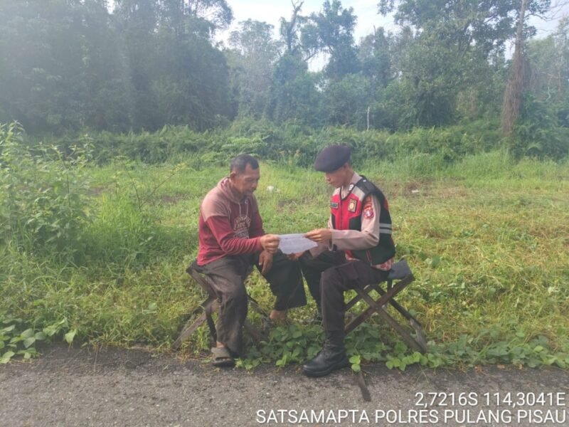 Antisipasi Karhutla sejak dini, Sat Samapta Polres Pulpis Gelar Patroli Maja
