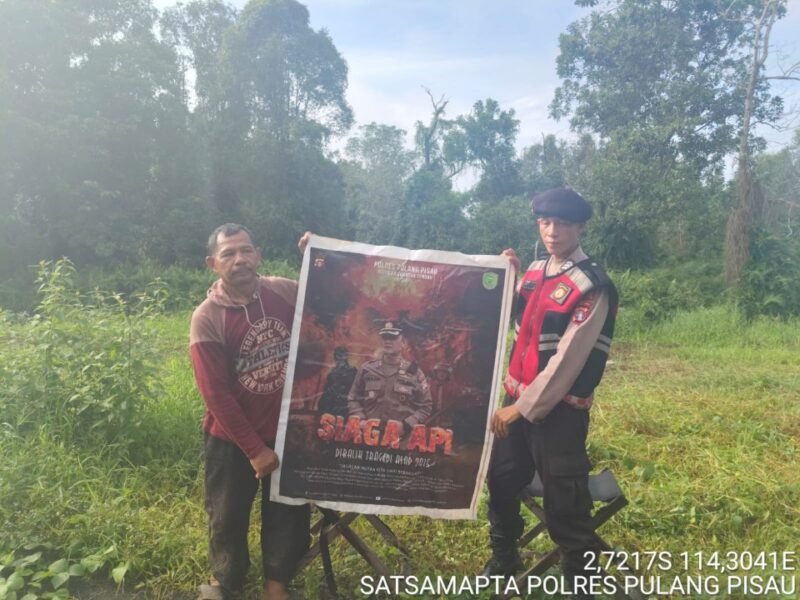 Maklumat Kapolda Kalteng di tempelkan di tempat umum supaya bisa di baca Masyarakat