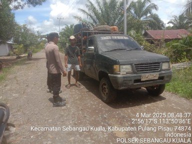 Polsek Sebangau Kuala Giat KRYD di wilayah kecamatan Sebangau Kuala