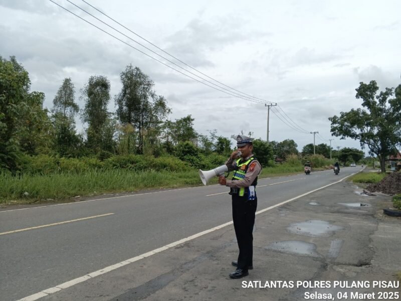 Satlantas Polres Pulang Pisau Lakukan Penling, Upaya Kamseltibcarlantas