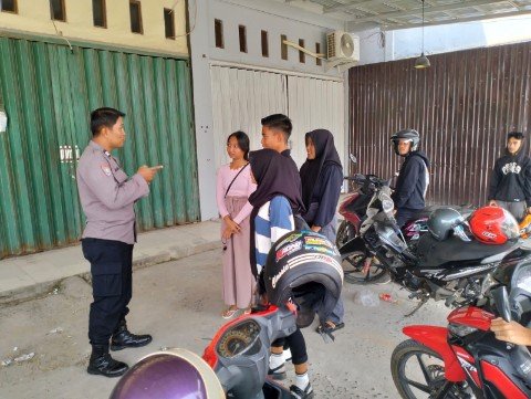 Memberikan Himbauan Kamtibmas Kepada Warga Masyarakat Untuk Terciptanya Keamanan Kamtibmas