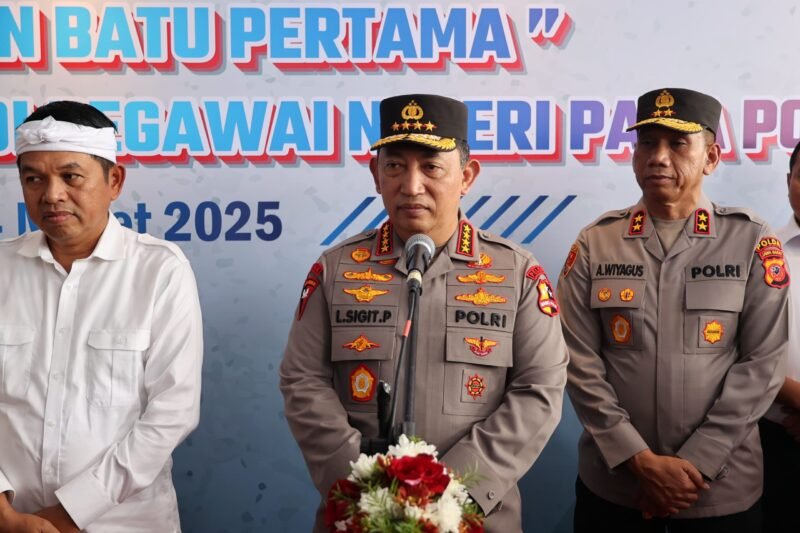Program Pemerintah, Kapolri Canangkan 100.000 Rumah Subsidi bagi Personel Polri