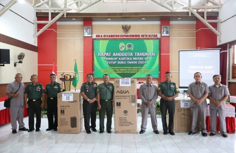 Primkop Kartika Merak 08 Kodim 0808/Blitar, Gelar RAT Tutup Buku Tahun 2024