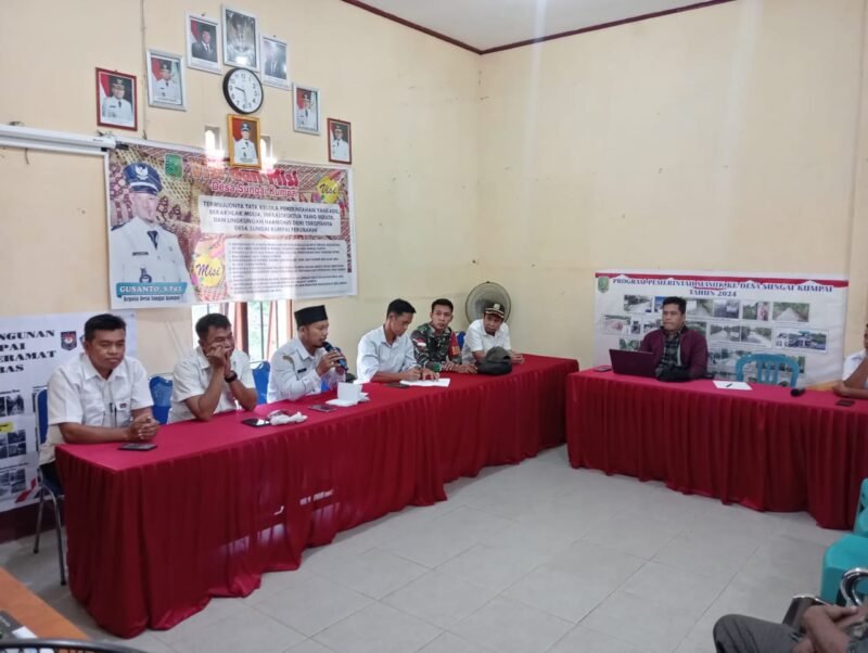 Babinsa Koramil 07/Teluk Keramat Hadiri Musyawarah Pra Kerja Dan Sosialisasi Pengadaan Barang Serta Jasa