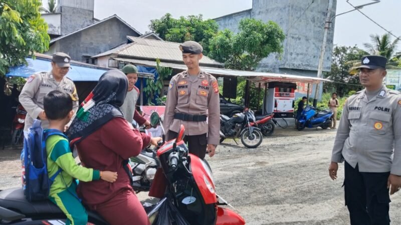 Personil Polsek Kahayan Kuala giat KRYD berupa Patroli Kamtibmas guna Cegah Kriminalitas