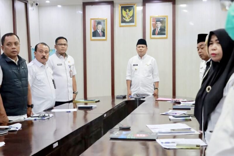 Wakil bupati Dr.H .Katamso,SA,SE,ME menghadiri secara virtual Peluncuran Indeks Pencegahan Korupsi Daerah (IPKD) MCP. tahun 2025 yang di selenggarakan oleh KPK
