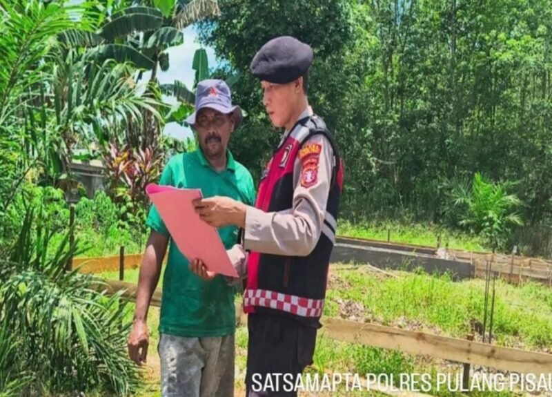 Antisipasi Karhutla sejak dini, Sat Samapta Polres Pulpis Gelar Patroli Maja