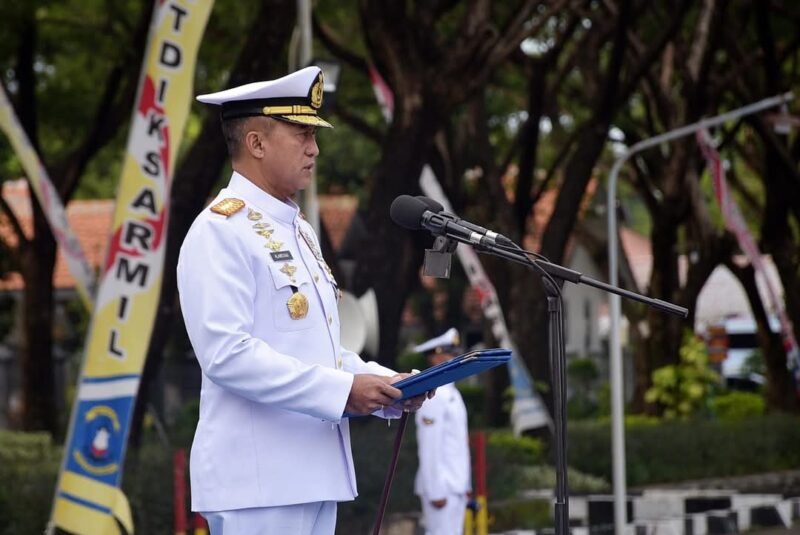Komandan Pasmar 2 Hadiri Upacara Pelantikan dan Penyumpahan Dikmaba TNI AL Angkatan XLIV/2 TA. 2024
