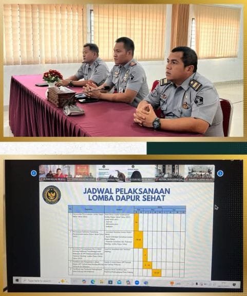 Rutan Batam Ikuti Sosialisasi Permen Imipas Nomor 1 Tahun 2025 serta Persiapan Lomba Dapur Sehat Tahun 2025 Secara Virtual