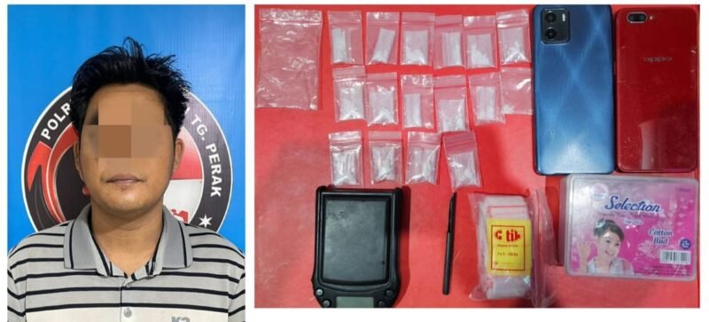 Satresnarkoba Polres Pelabuhan Tanjung Perak Tangkap Pelaku Pengedar Sabu di Sidoarjo