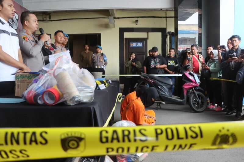 Konferensi pres Polres Tulungagung Ungkap kasus Peredaran Bahan Peledak Ilegal