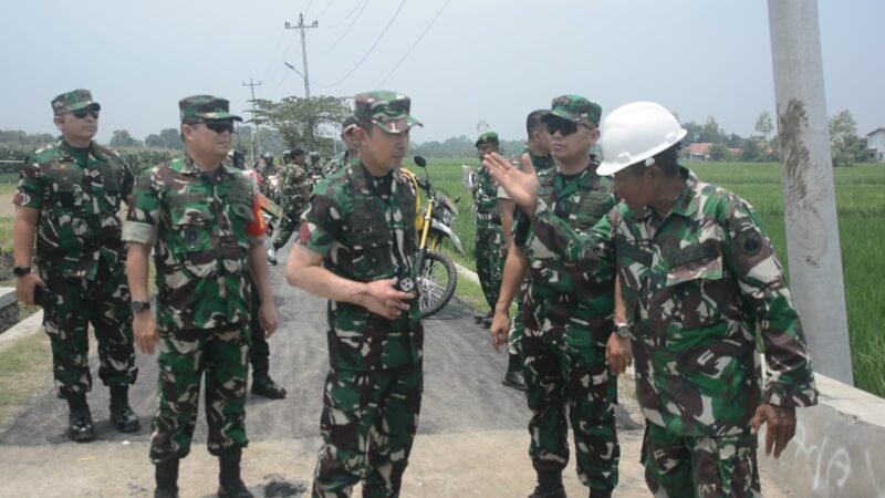 Lihat Sejauh Mana Progres TMMD 123 Kodim Tegal Berjalan, Tim Wasev Sterad Tinjau TMMD 123 Kesadikan Tegal