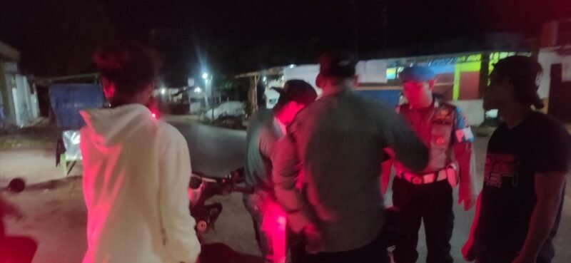 Polsek Maliku Laksanakan KRYD di Wilayah Hukumnya