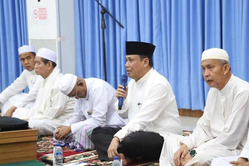 Bulan suci Ramadan 1446 H pemkab Tanjabbar gelar tausian di Rumah Dinas Bupati