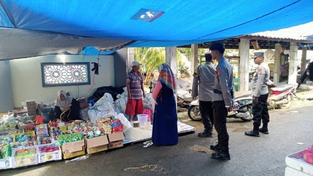 Personil Polsek Kahayan Kuala giat KRYD Ramadhan berupa Patroli Kamtibmas guna Cegah Kriminalitas