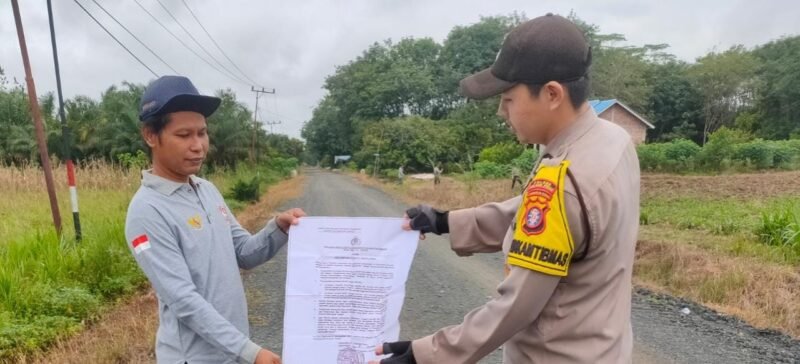 Polsek Maliku Sambangi Masyarakat dengan Beri Imbauan