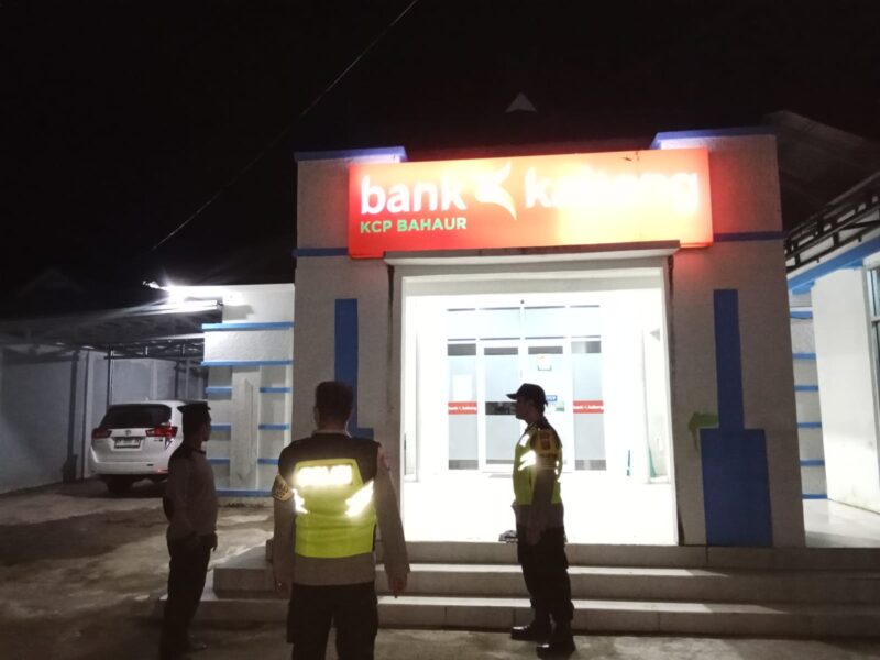 Rutinitas Personil Polsek Kahayan Kuala guna cegah terjadinya bahaya tindak kejahatan