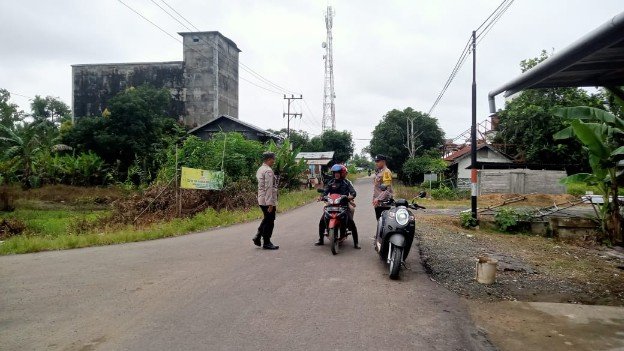 Personil Polsek Kahayan Kuala giat KRYD Ramadhan berupa Patroli Kamtibmas guna Cegah Kriminalitas