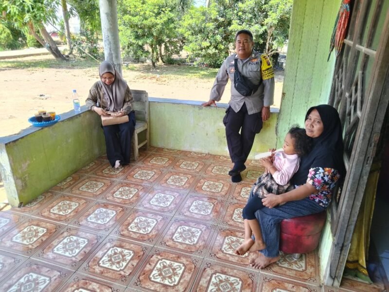 Wujud Kedekatan Dengan Masyarakat, Bhabinkamtibmas Food Estate Aktif Sambangi Warga Binaan