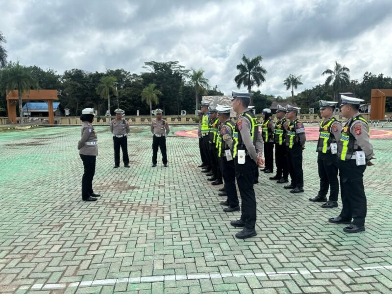 Tingkatkan Kinerja Anggota, Kasat Lantas Beri Arahan Sebelum Melaksanakan Tugas