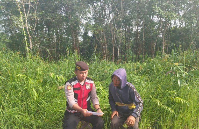 Sat Samapta Polres Pulpis Gelar Patroli Maja, Antisipasi Karhutla Sejak Dini