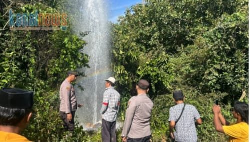 Sumur Bor di Dusun Paojajar Sumenep Keluarkan Aroma Gas, Warga Diminta Waspada