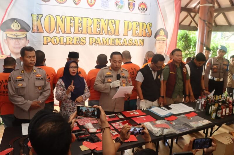 Hasil Ops Pekat Semeru 2025, Polres Pamekasan Ungkap 27 Kasus dan 31 Tersangka