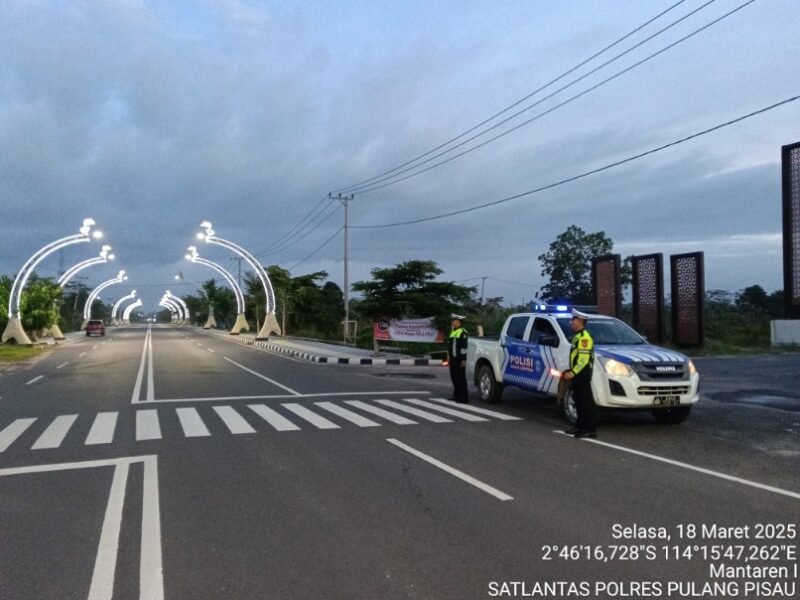 Polres Pulang Pisau Laksanakan Patroli Subuh Tingkatkan Keamanan