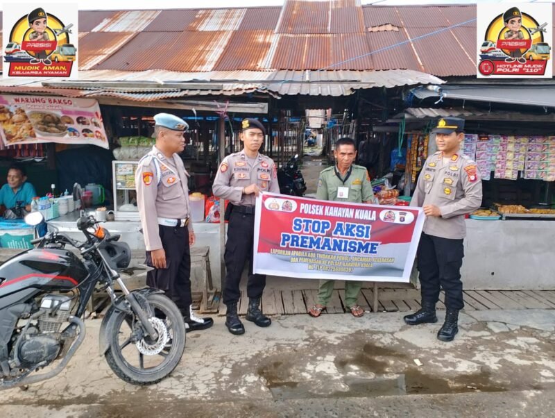 Polsek Kahayan Kuala giat KRYD berupa Patroli Kamtibmas guna Cegah Kriminalitas & Premanisme
