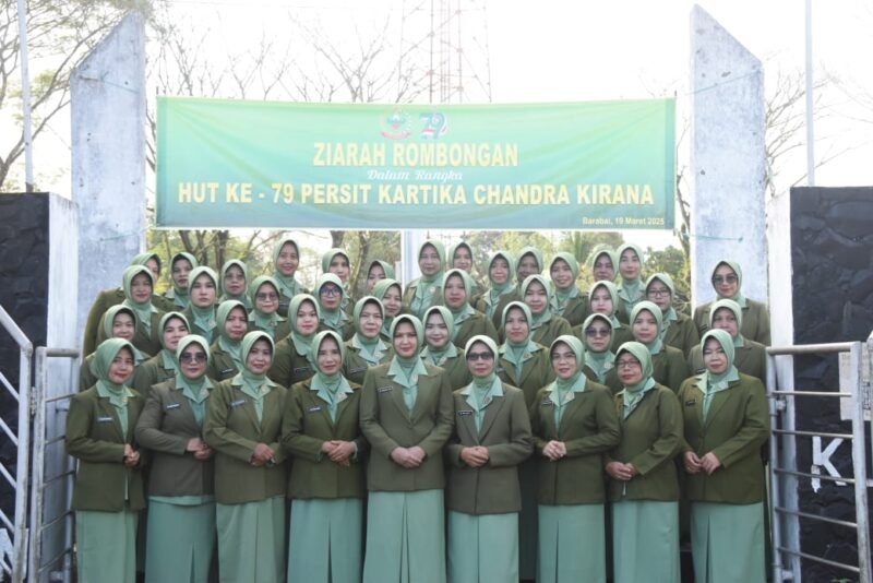 HUT ke-79 Persit KCK, Ziarah Nasional ke TMP Kusuma Bangsa