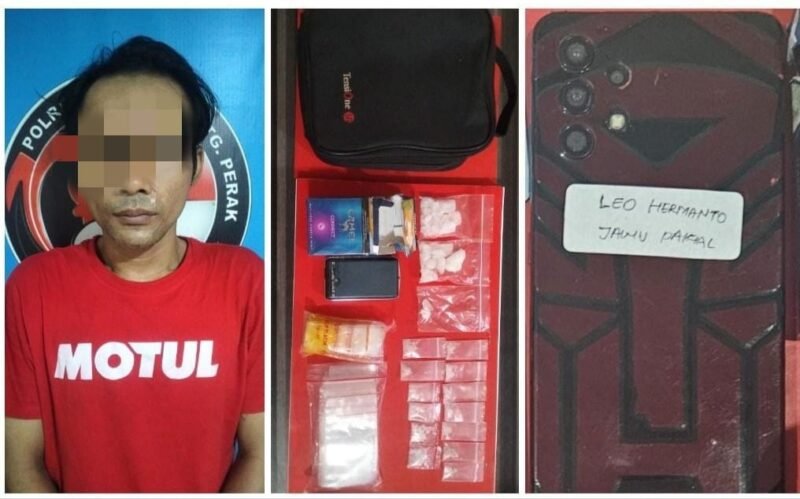 Polres Pelabuhan Tanjung Perak Gagalkan Peredaran 19,47 Gram Sabu, Pengedar Dibekuk di Rumahnya