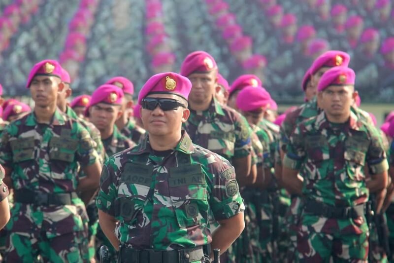 Prajurit dan PNS Menkav 2 Mar Ikuti Apel Khusus Dankormar