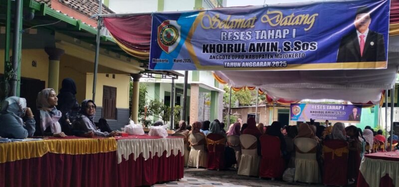 Khoirul Amin, S.Sos Gelar Reses Tahap 1 di Desa Ngabar, Serap Aspirasi Warga