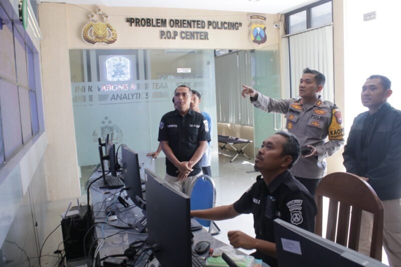 Polres Nganjuk Maksimalkan CCTV Command Center dan Layanan Publik