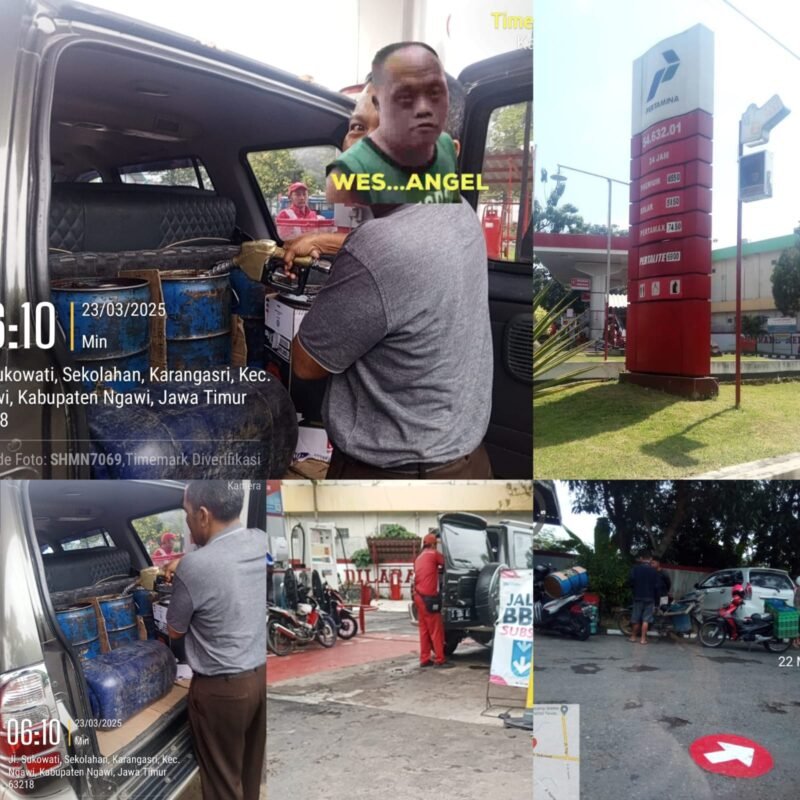 SPBU Pertamina 54.632.01 Karangasri Ngawi Diduga Biarkan Tengkulak Kuras BBM Penugasan Pertalite, Aparat Diminta Bertindak Tegas