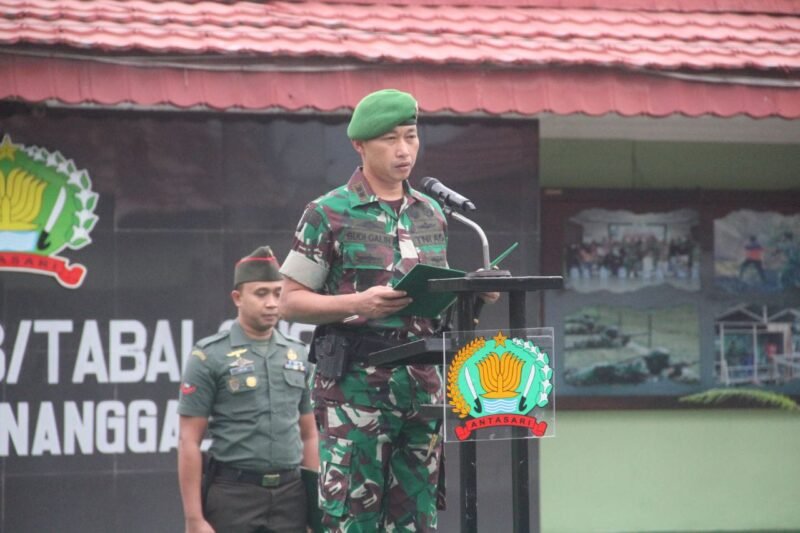 Kodim 1008 Tabalong Implementasikan Jiwa Nasionalisme Melalui Upacara Bendera