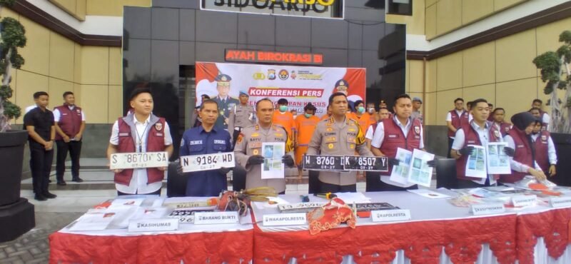 Polresta Sidoarjo Ungkap Kasus Penyelewengan BBM Bersubsidi Senilai Rp 2,2 Miliar